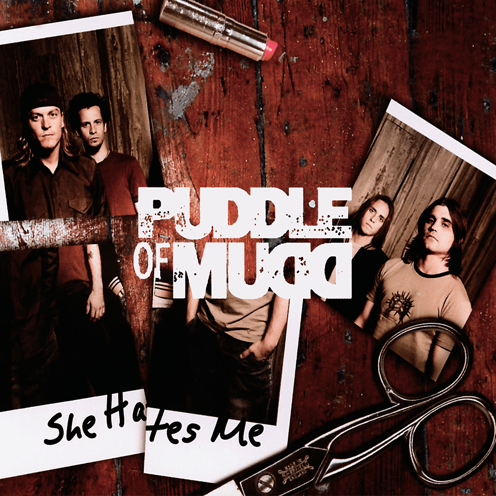 Album cover art for "She Hates Me" by Puddle of Mudd