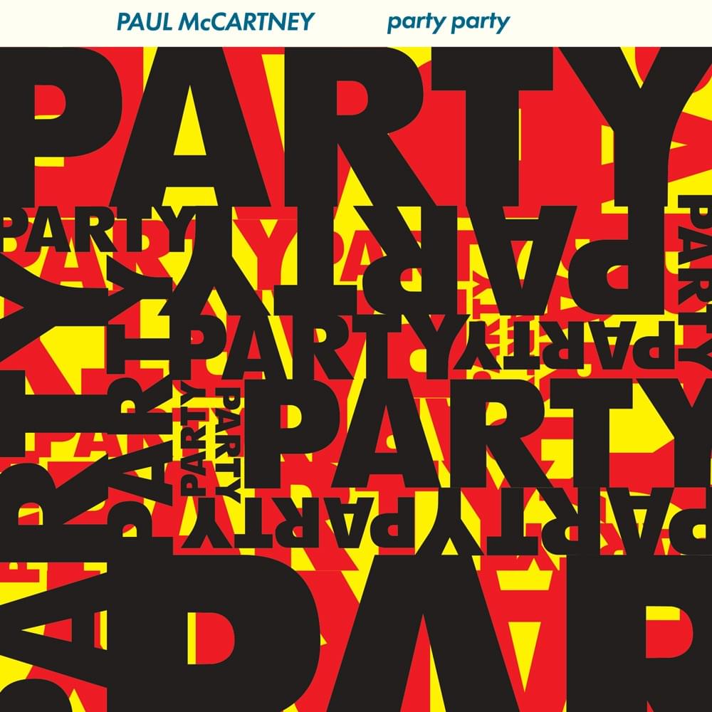 Album cover art for "Party Party" by Paul McCartney