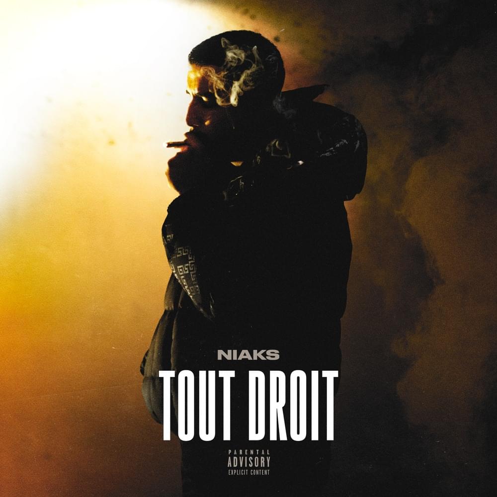 Album cover art for "TOUT DROIT" by Niaks