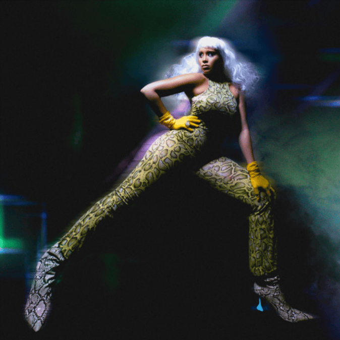 Album cover art for "Mama Wanna Dance" by LION BABE