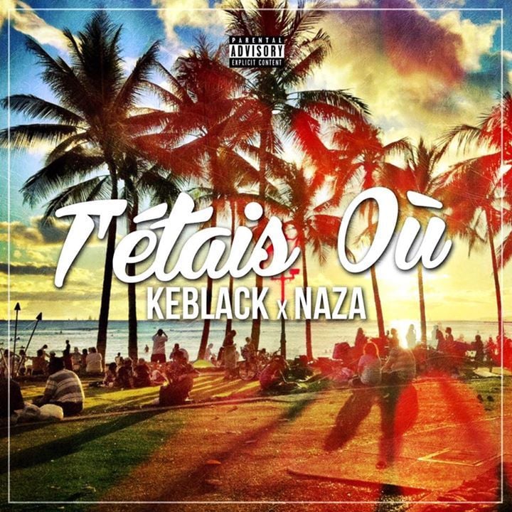 Album cover art for "Où t’étais ?" by KeBlack & Naza