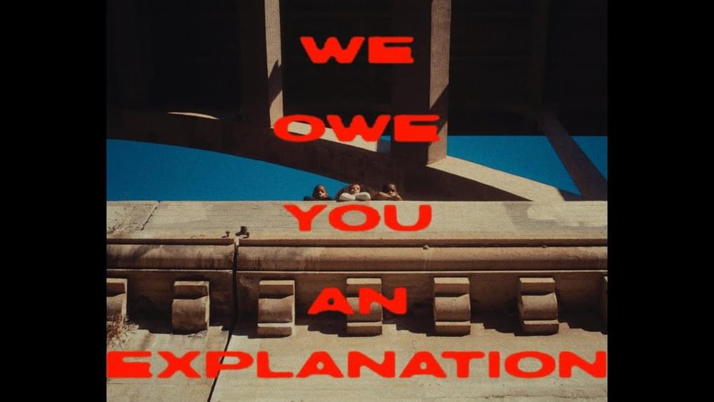 Album cover art for "we owe you an explanation" by PARTYOF2