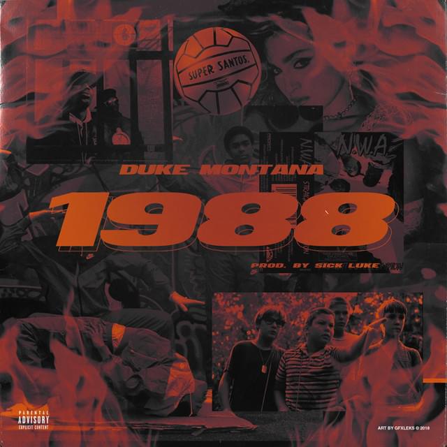 Album cover art for "1988" by Duke Montana