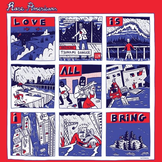 Album cover art for "Love is All I Bring" by Rare Americans