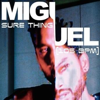 Album cover art for "Sure Thing (Sped Up)" by Miguel