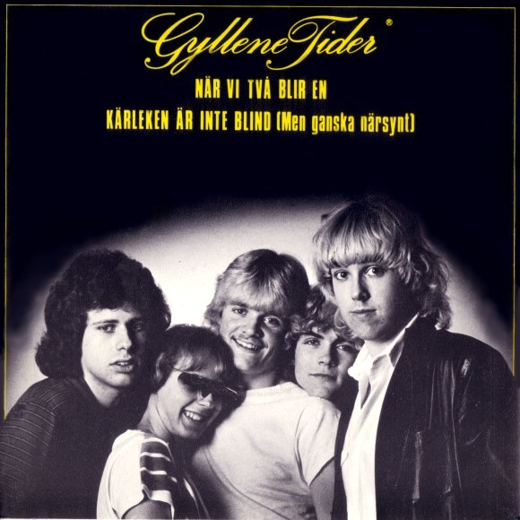 Album cover art for "När vi två blir en" by Gyllene Tider