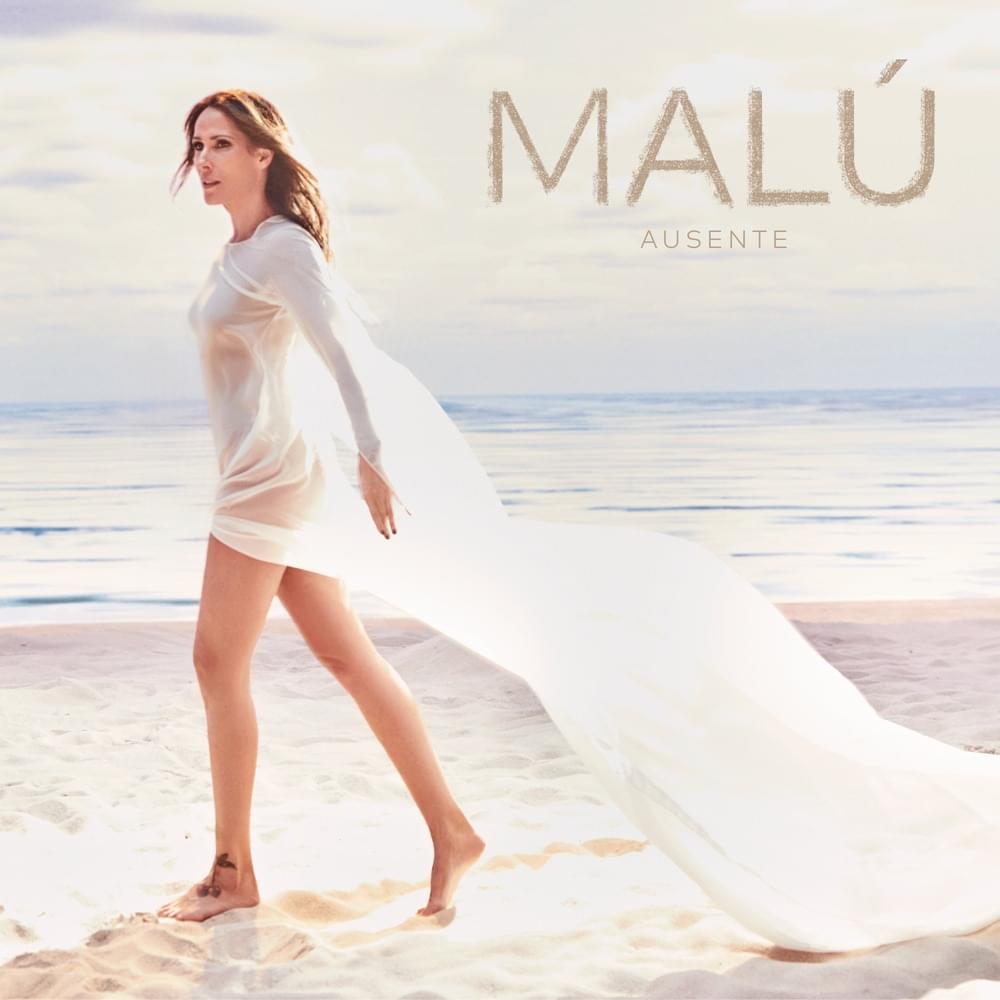 Album cover art for "Ausente" by Malú