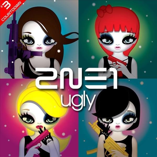 Album cover art for "UGLY (JP Ver.)" by 2NE1