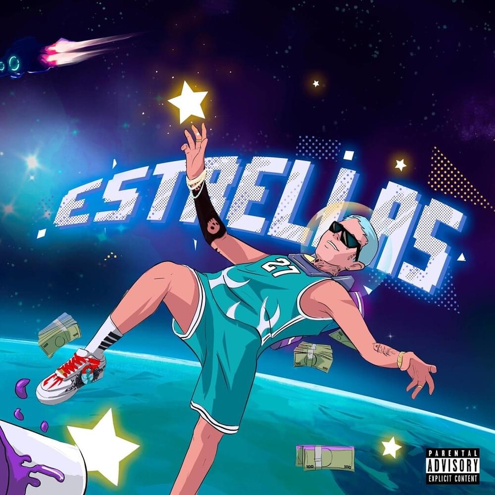 Album cover art for "Estrellas" by Natanael Cano