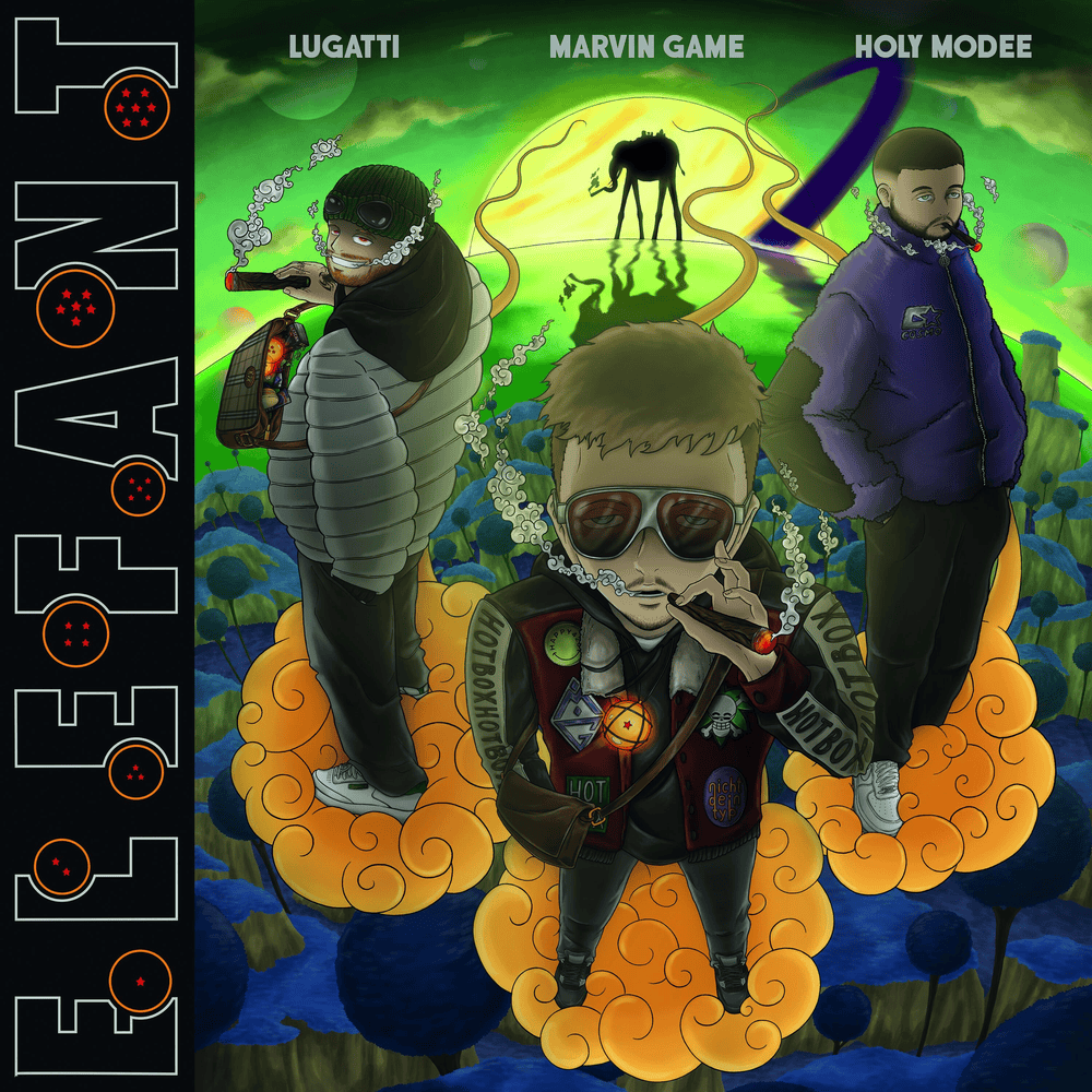 Album cover art for "Elefant" by Marvin Game & Lugatti