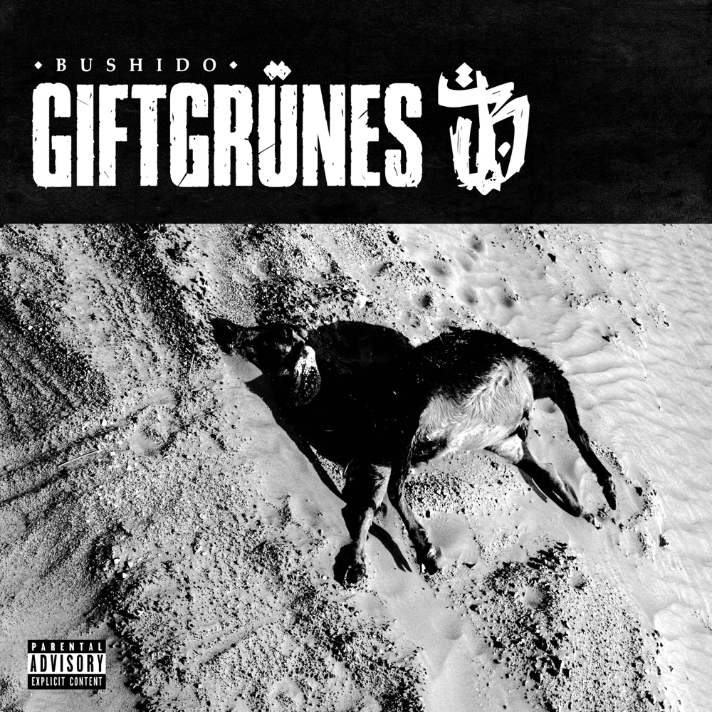 Album cover art for "Giftgrünes B" by Bushido