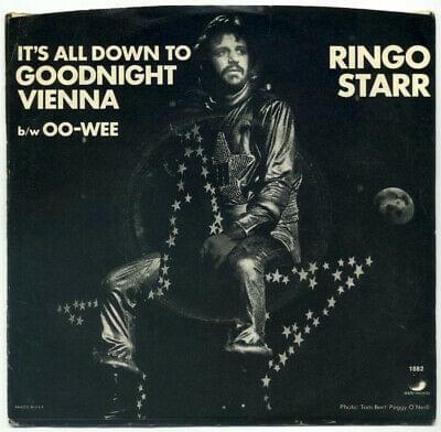 Album cover art for "(It’s All Down to) Goodnight Vienna" by Ringo Starr