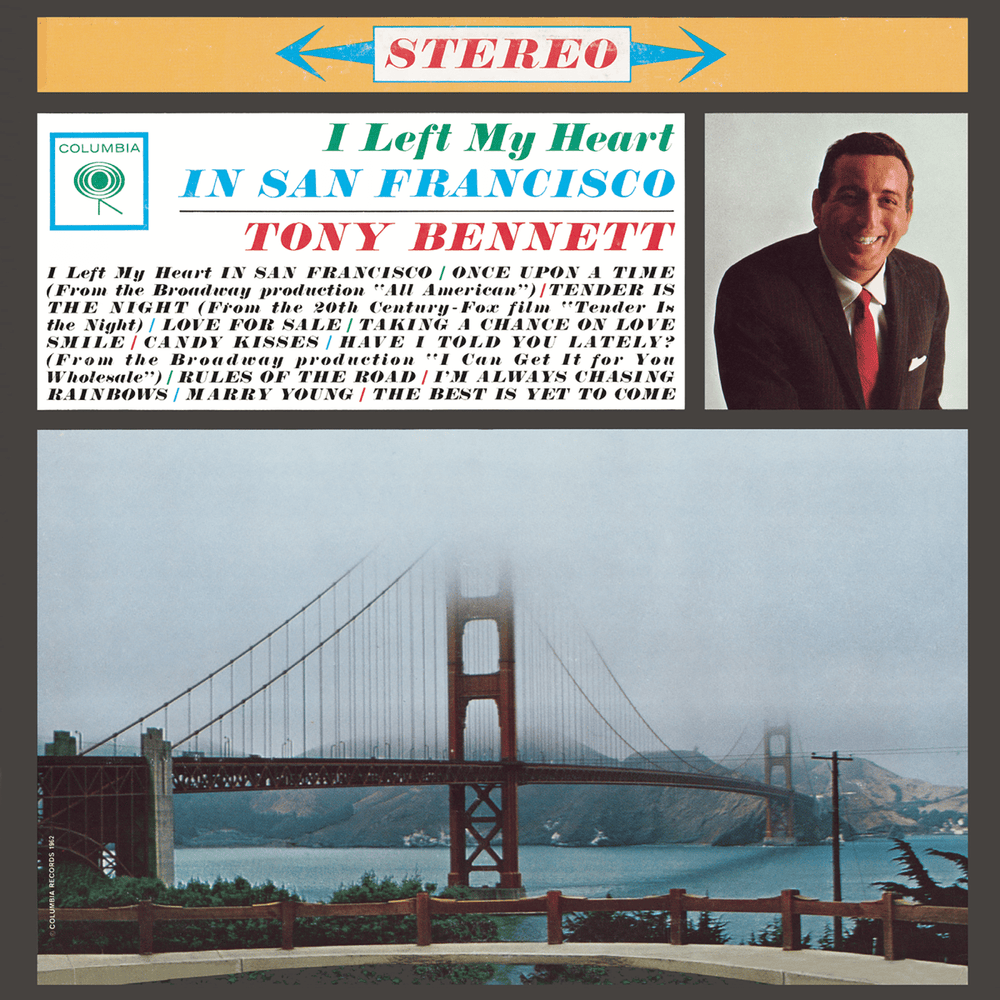 Album cover art for "Smile" by Tony Bennett