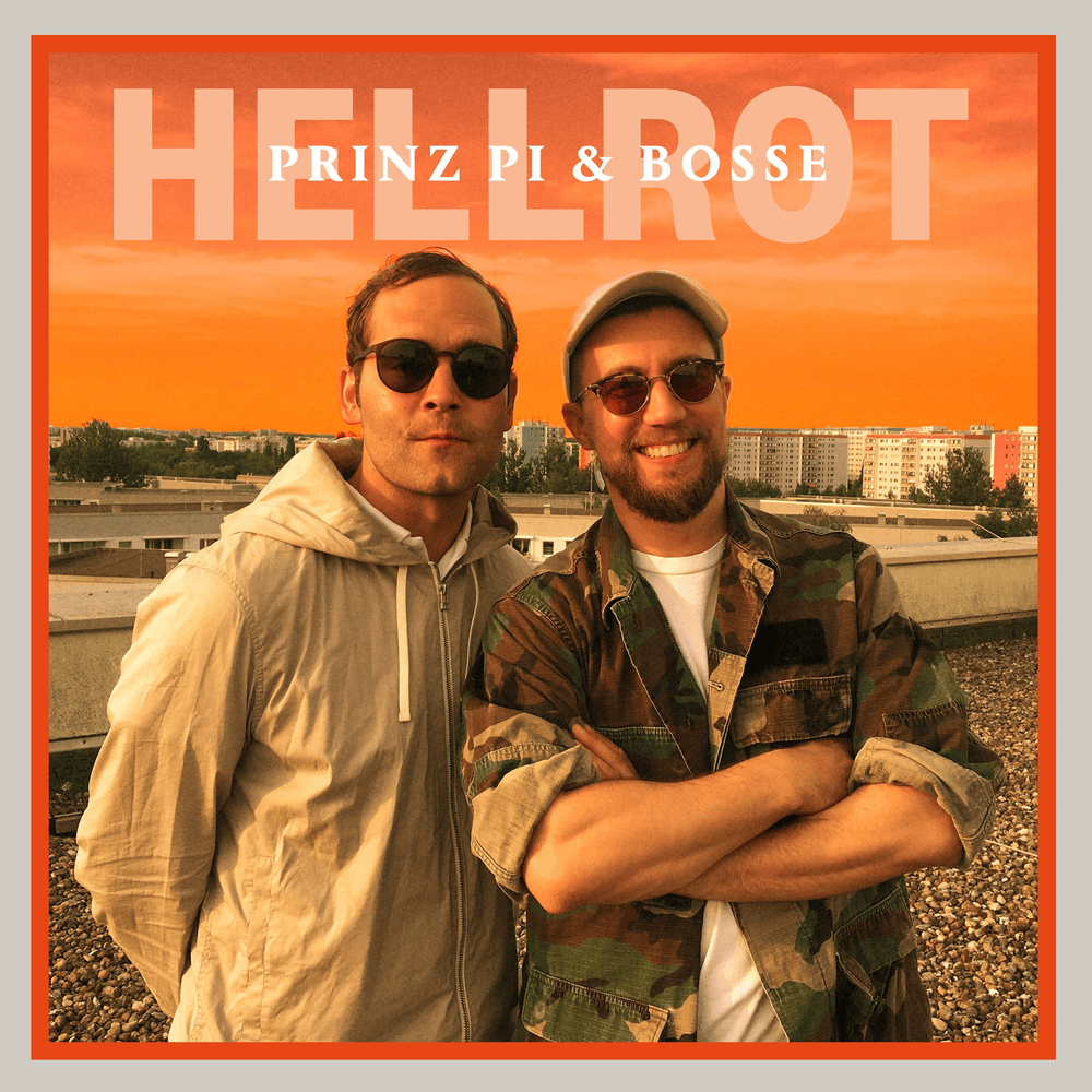 Album cover art for "Hellrot" by Prinz Pi & Bosse