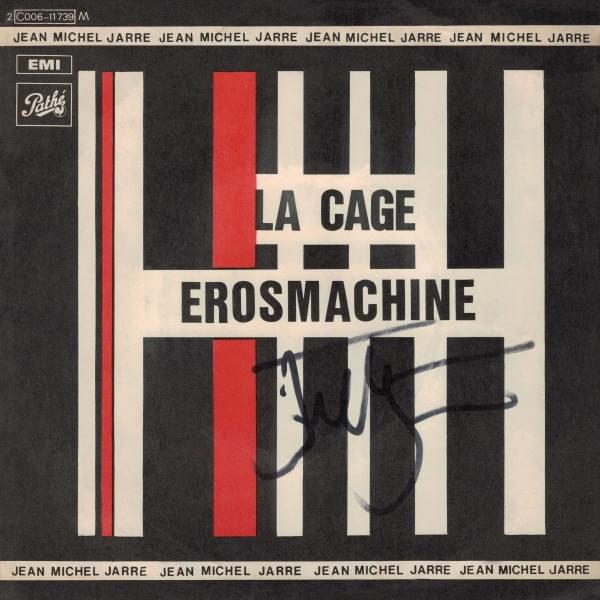 Album cover art for "Erosmachine" by Jean-Michel Jarre