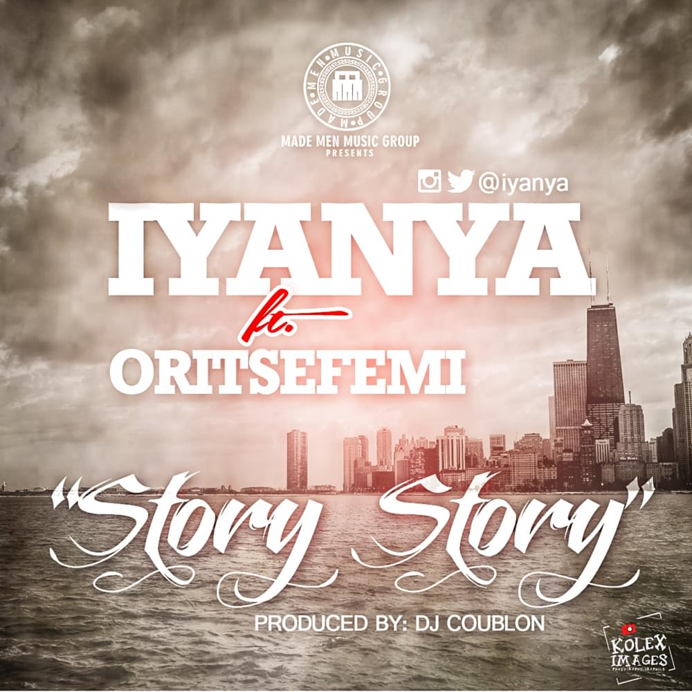 Album cover art for "Story Story" by Iyanya & Oritse Femi