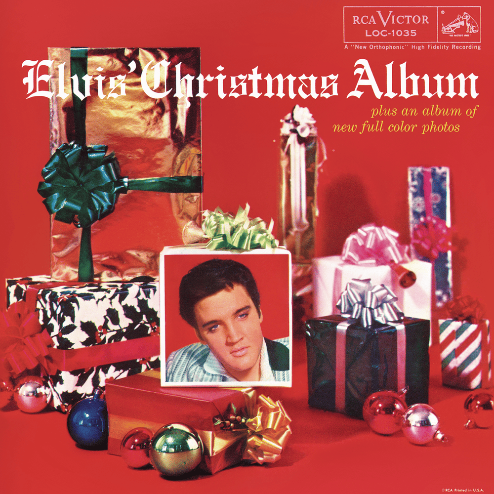 Album cover art for "White Christmas" by Elvis Presley