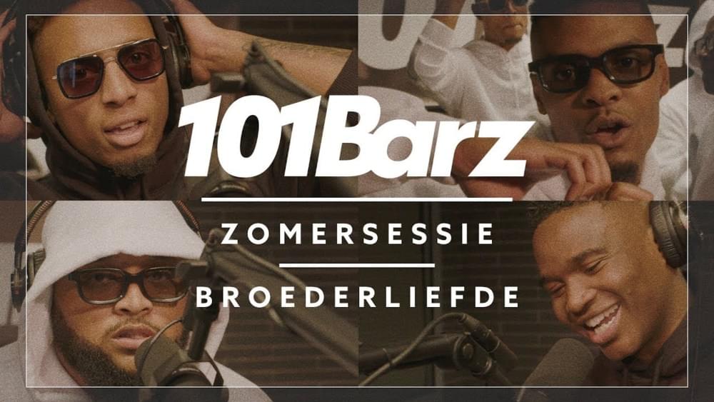 Album cover art for "Broederliefde - Zomersessie 2018" by 101Barz & Mella & Jerr & Sjaf & Emms