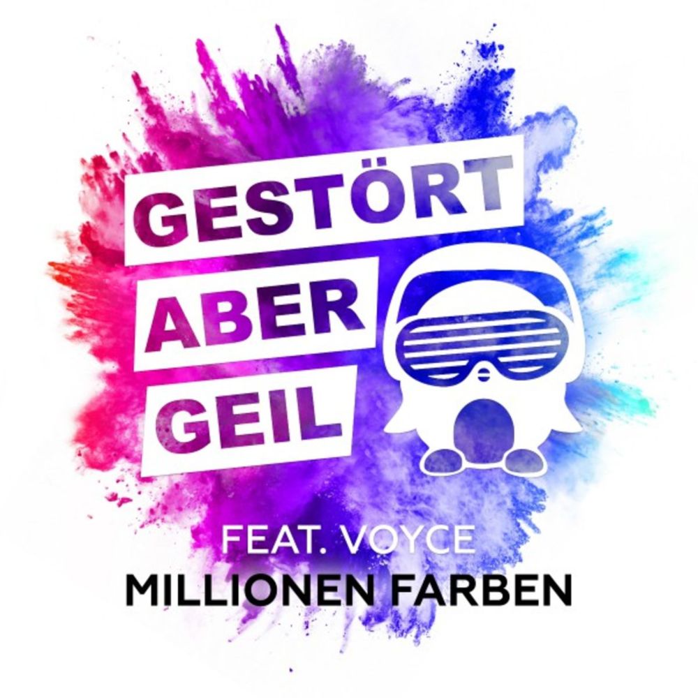 Album cover art for "Millionen Farben" by Gestört aber GeiL & Voyce (DEU)