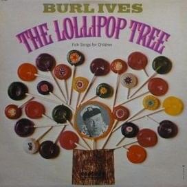 Album cover art for "Two Little Trains" by Burl Ives