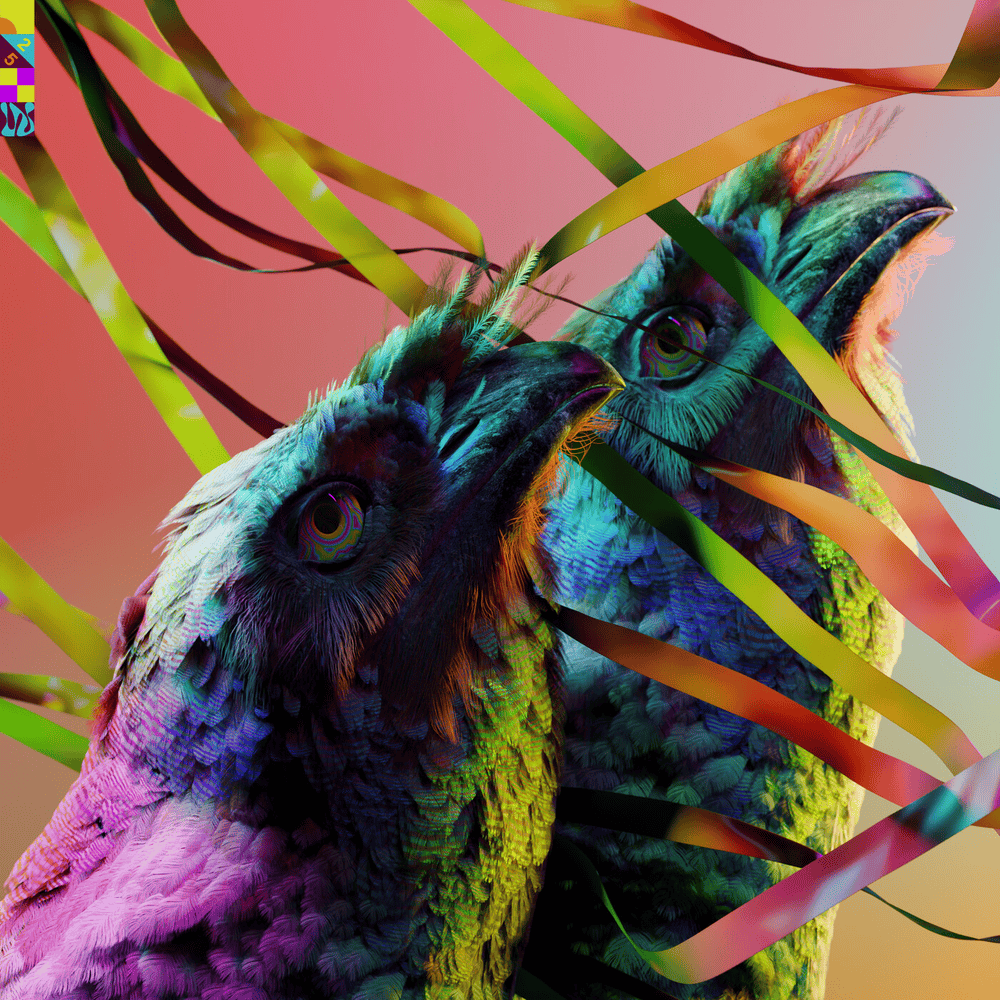 Album cover art for "Hollow" by Flume & Emma Louise