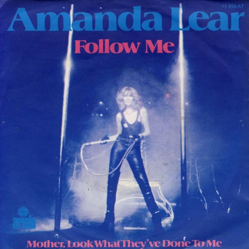 Album cover art for "Follow Me" by Amanda Lear
