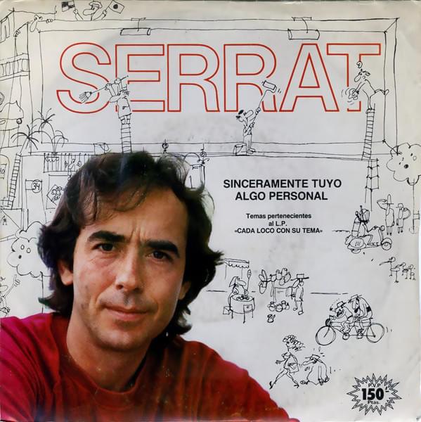 Album cover art for "Sinceramente tuyo" by Joan Manuel Serrat