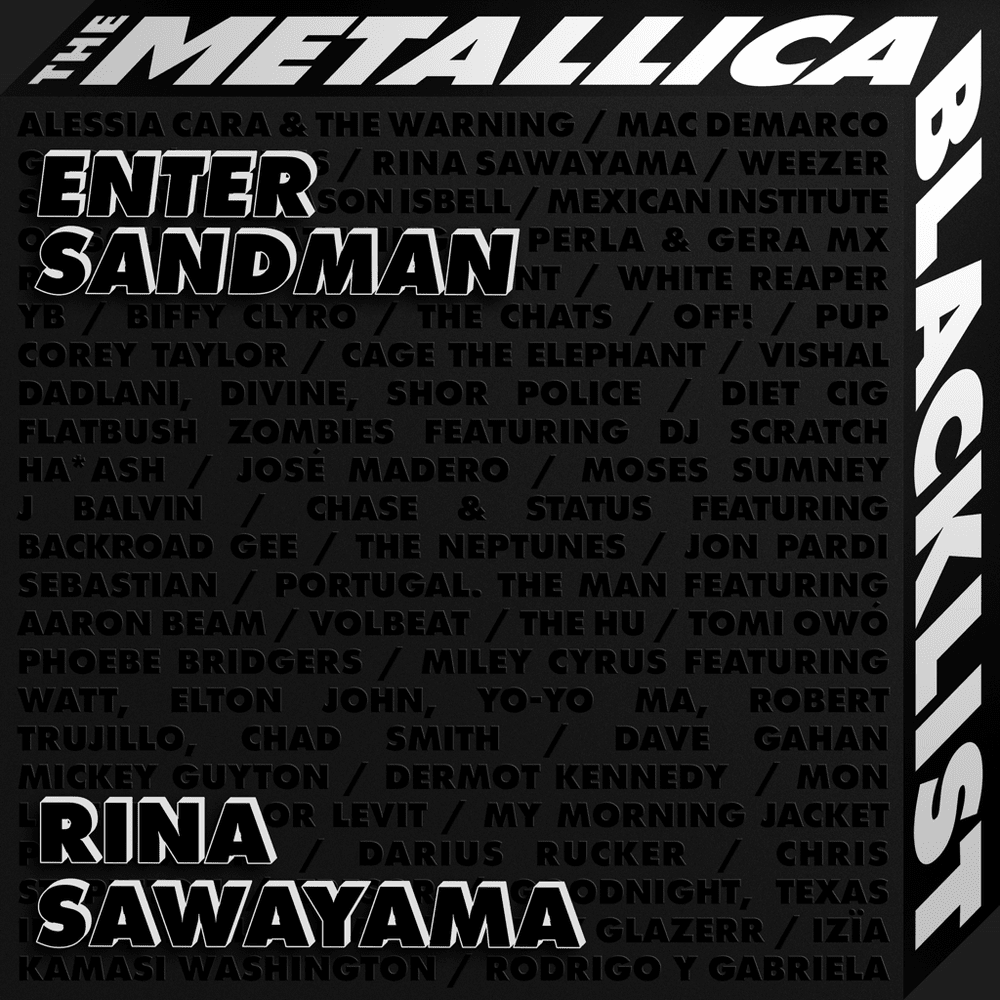 Album cover art for "Enter Sandman" by Rina Sawayama