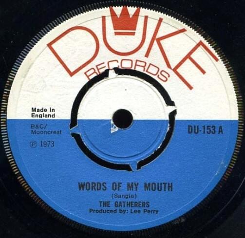 Album cover art for "Words Of My Mouth" by The Gatherers [a.k.a. Sangie Davis]
