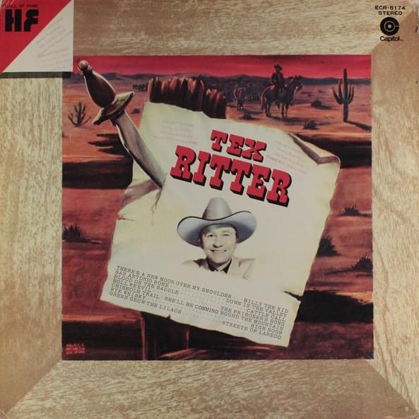 Album cover art for "Billy The Kid" by Tex Ritter