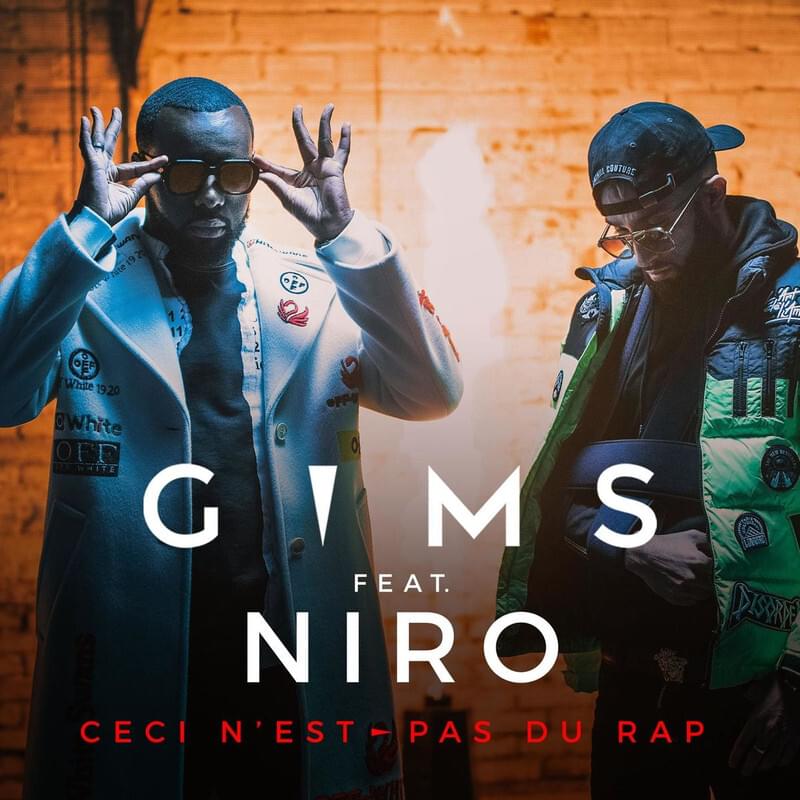 Album cover art for "Ceci n’est pas du rap" by GIMS & Niro