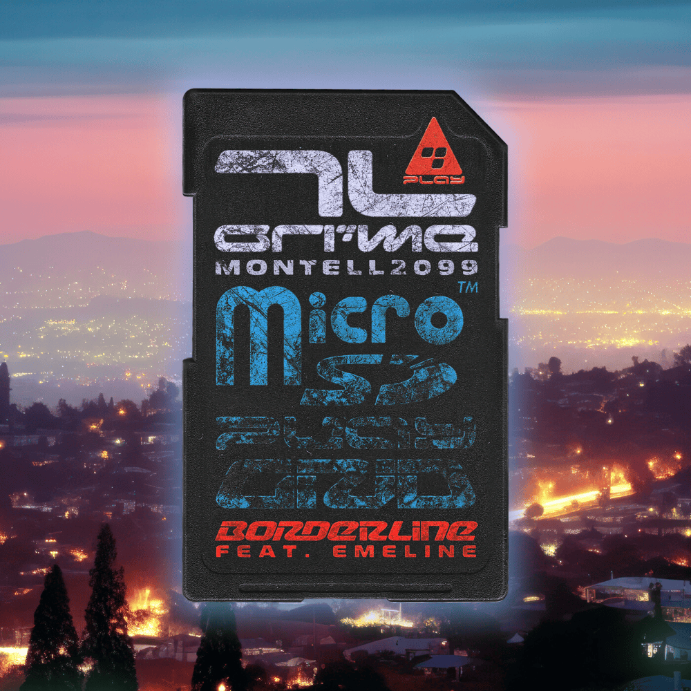 Album cover art for "Borderline" by RL Grime