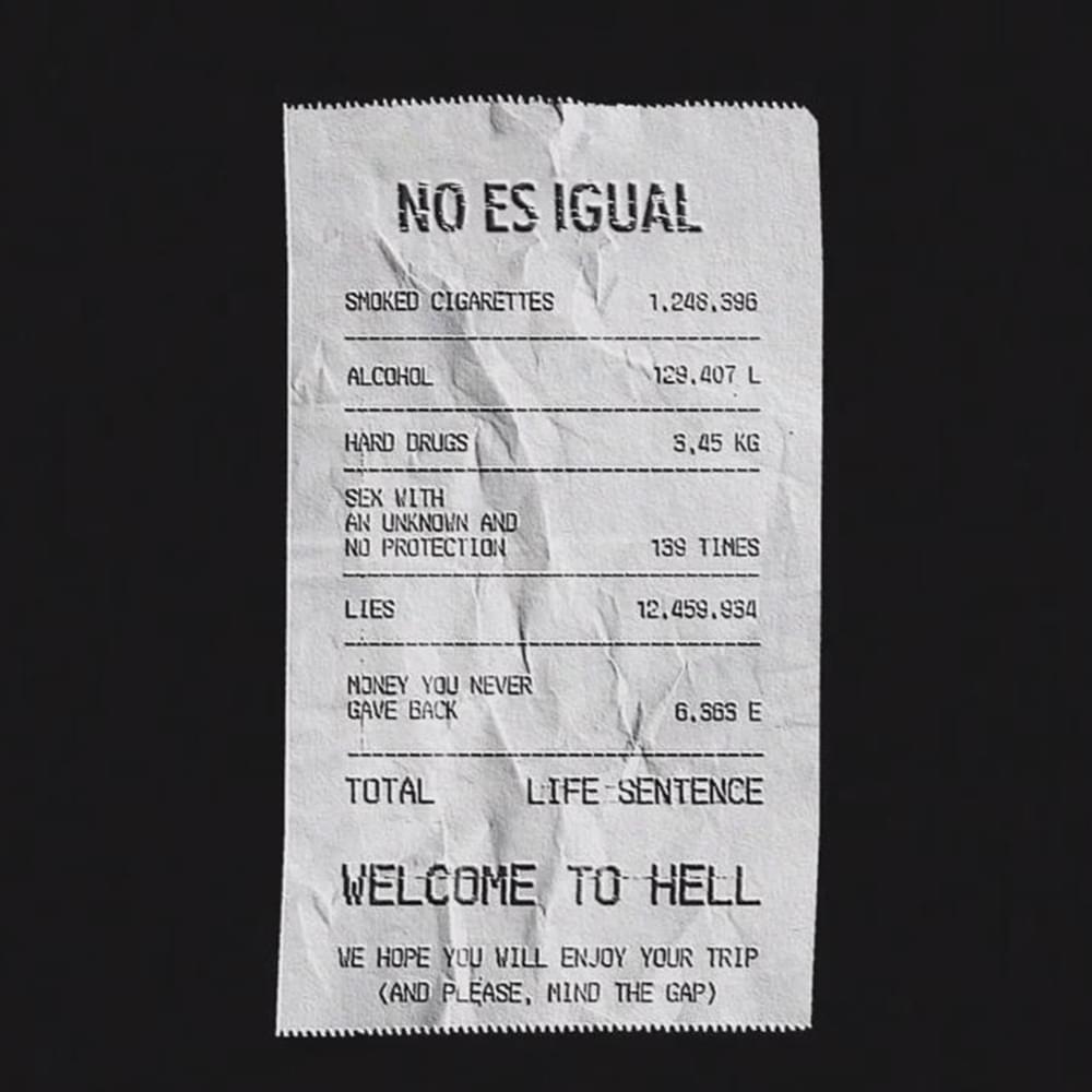 Album cover art for "No Es Igual" by ADAN & Ecby