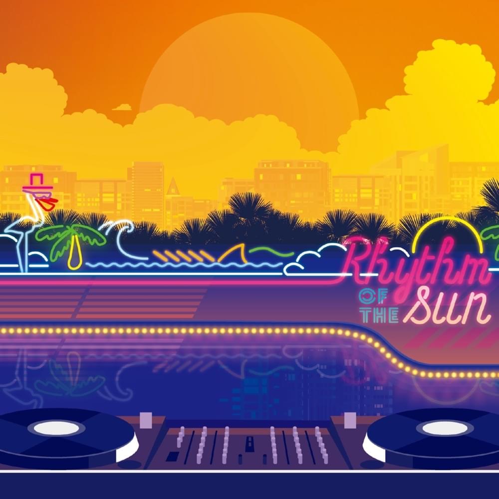 Album cover art for "RHYTHM OF THE SUN" by ケツメイシ (Ketsumeishi)