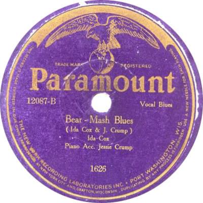 Album cover art for "Bear-Mash Blues" by Ida Cox