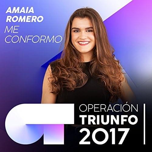 Album cover art for "Me Conformo" by Operación Triunfo 2017 & Amaia