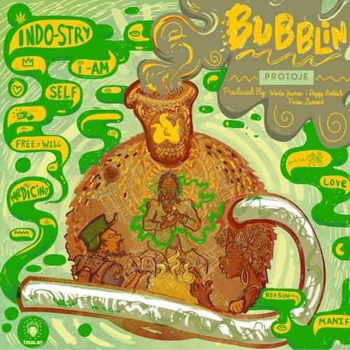 Album cover art for "Bubblin’" by Protoje