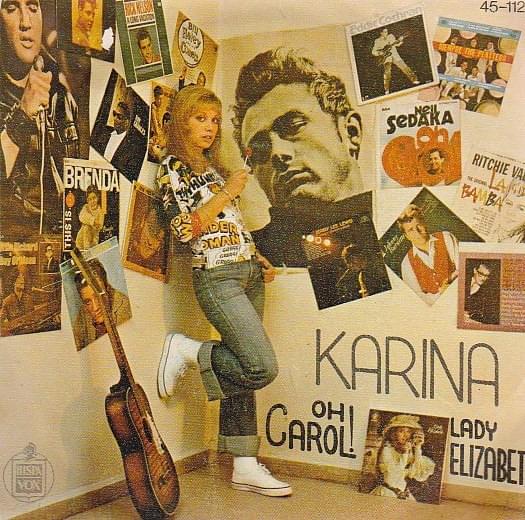 Album cover art for "¡Oh, Carol!" by Karina (ESP)