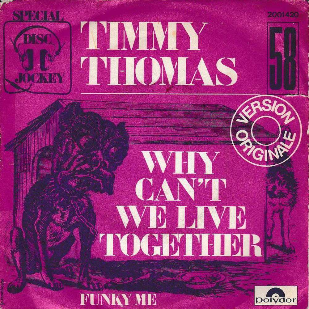Album cover art for "Why Can’t We Live Together" by Timmy Thomas
