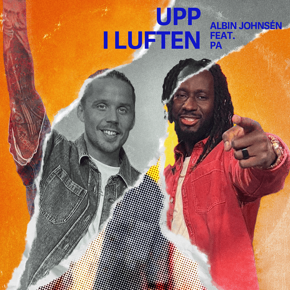 Album cover art for "Upp i luften" by Albin Johnsén & Pa (SWE)