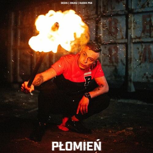 Album cover art for "Płomień" by Dedis & DJ Element & Dudek P56 & ZBUKU