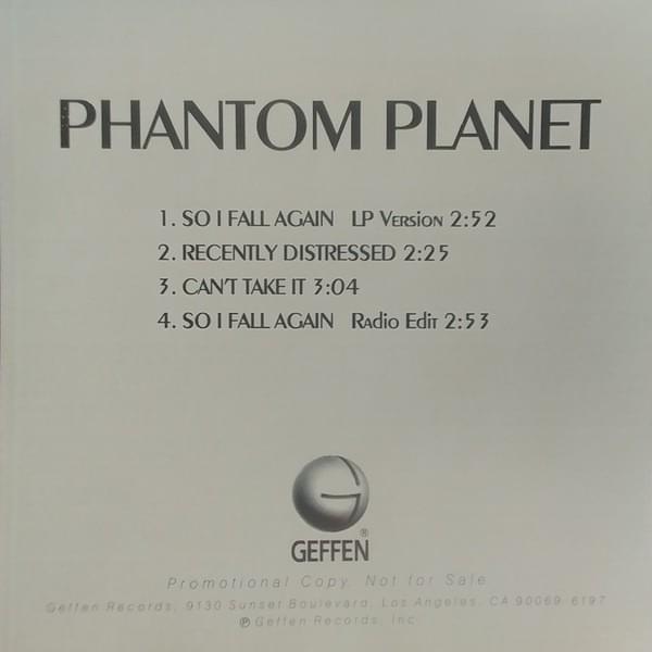 Cover image for Phantom Planet (Promo EP)