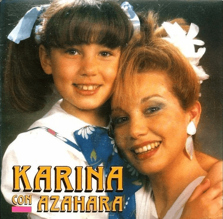 Album cover art for "El Ritmo de la Lluvia" by Karina (ESP)