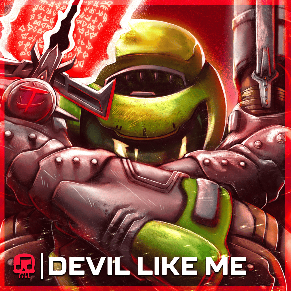 Album cover art for "Devil Like Me" by JT Music
