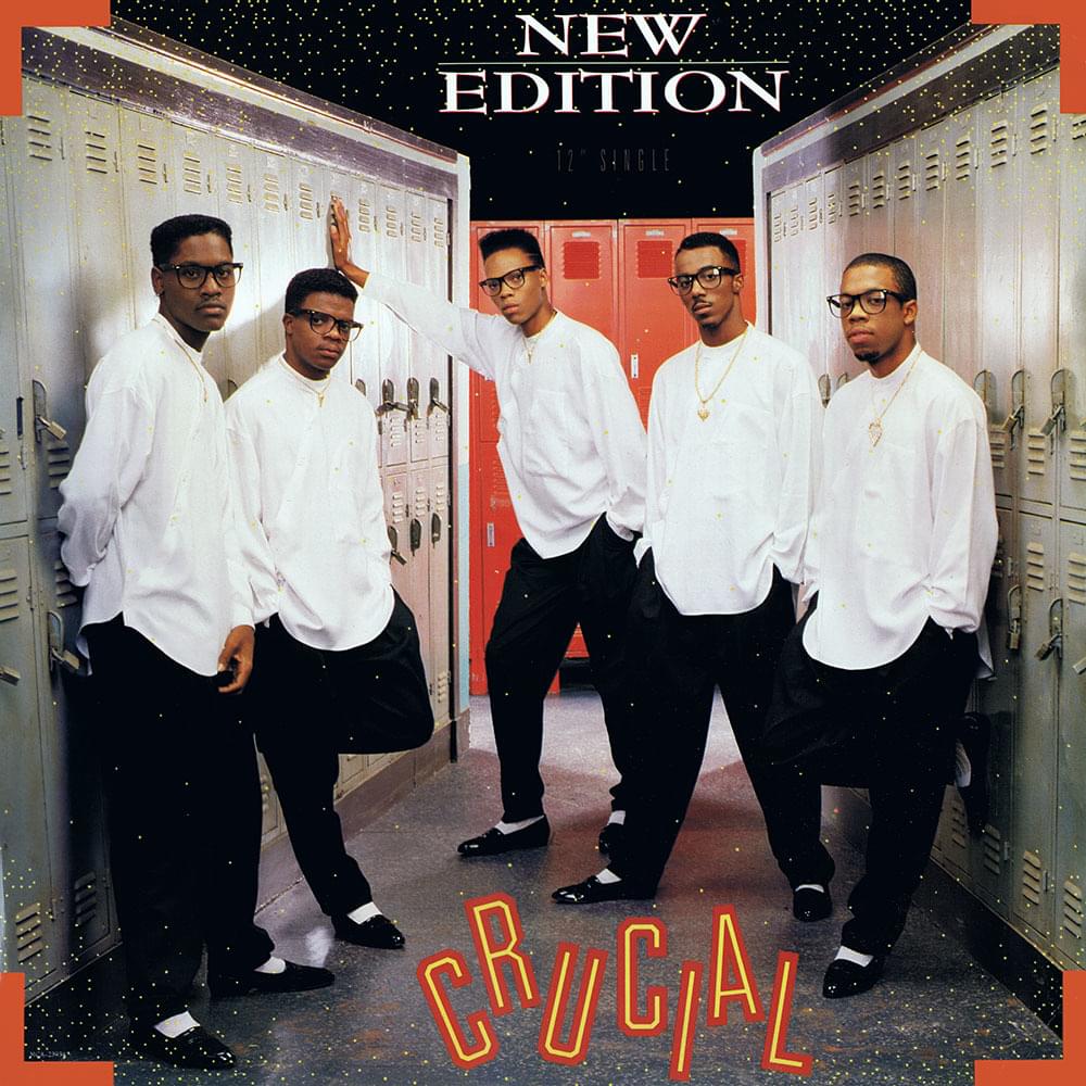 Album cover art for "Crucial" by New Edition