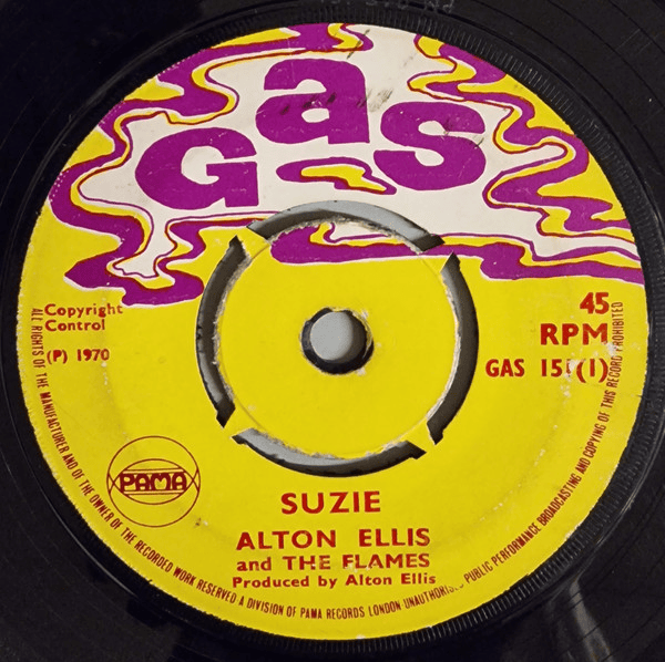 Album cover art for "Suzie" by Alton Ellis