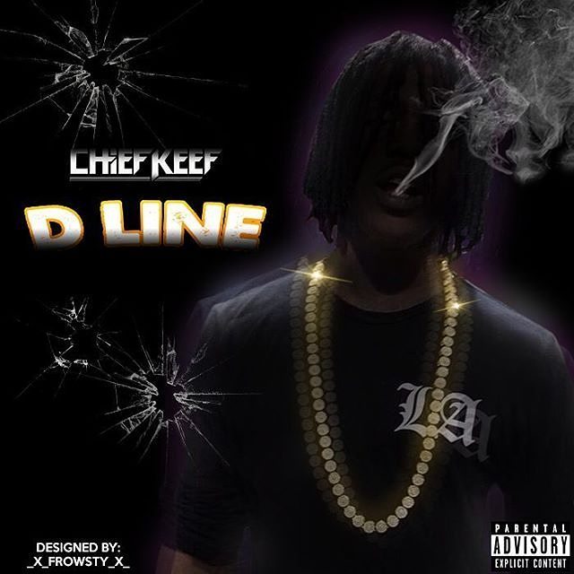 Album cover art for "D-Line" by Chief Keef