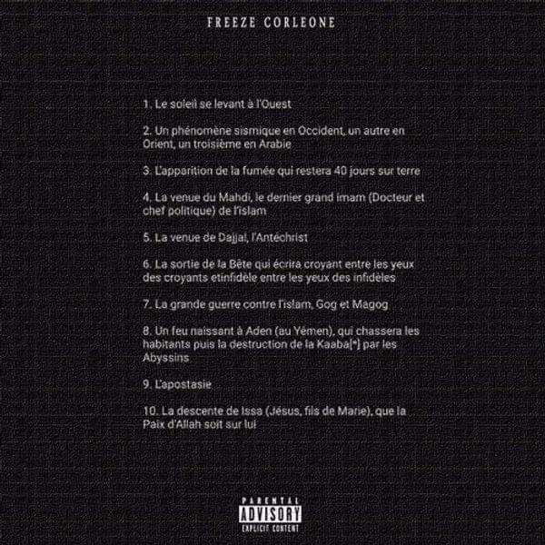 Album cover art for "Toilettes" by Freeze Corleone