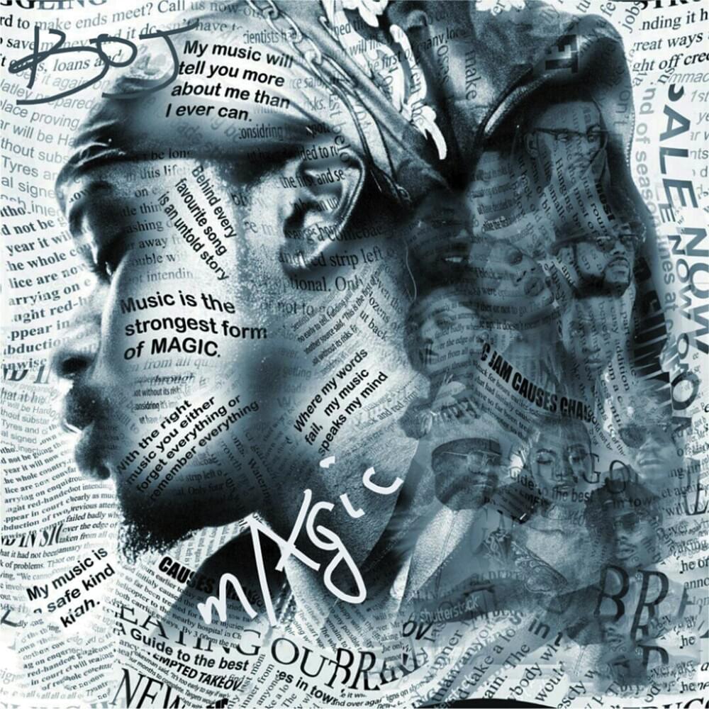 Album cover art for "Magic" by Boj