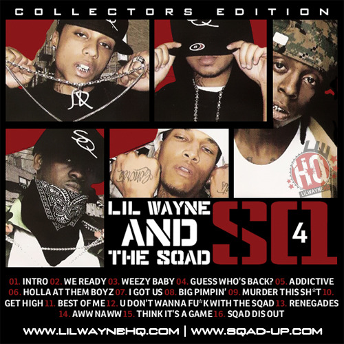 Album cover art for "Addictive" by Sqad Up & Lil Wayne